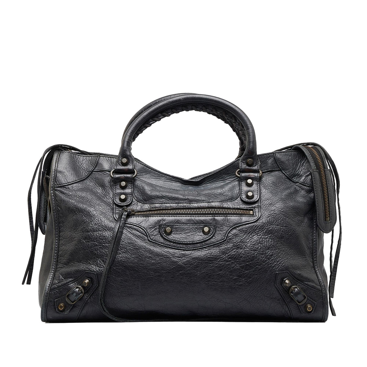 Balenciaga Motocross Classic City Handbag C5U09v | Authentic Pre-Owned