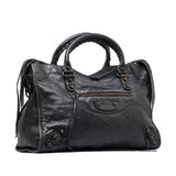 Balenciaga Motocross Classic City Handbag C5U09v | Authentic Pre-Owned side view