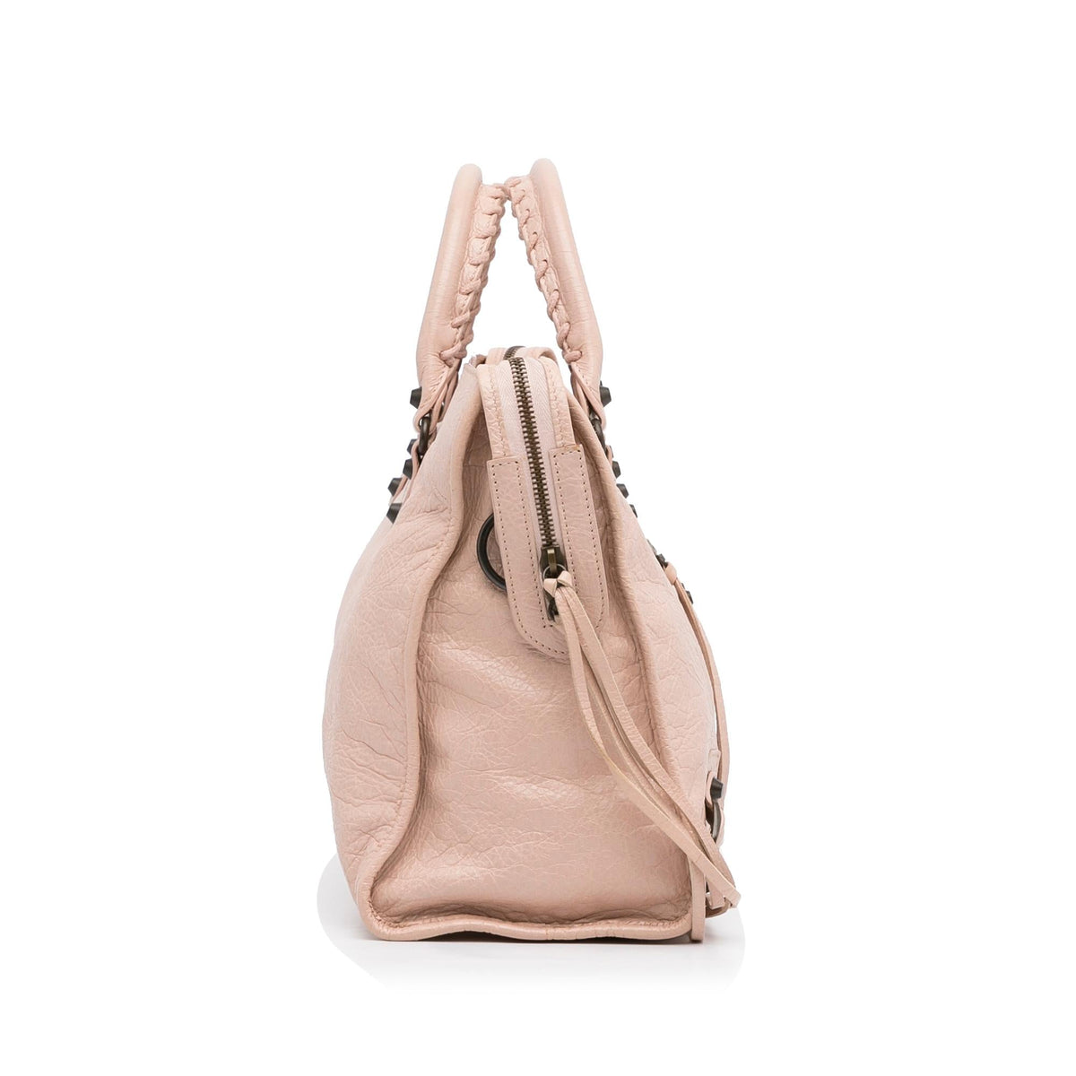 Balenciaga Motocross Classic City Handbag Om3BI6 | Authentic Pre-Owned angle view