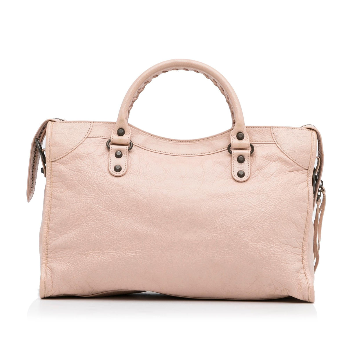 Balenciaga Motocross Classic City Handbag Om3BI6 | Authentic Pre-Owned back view