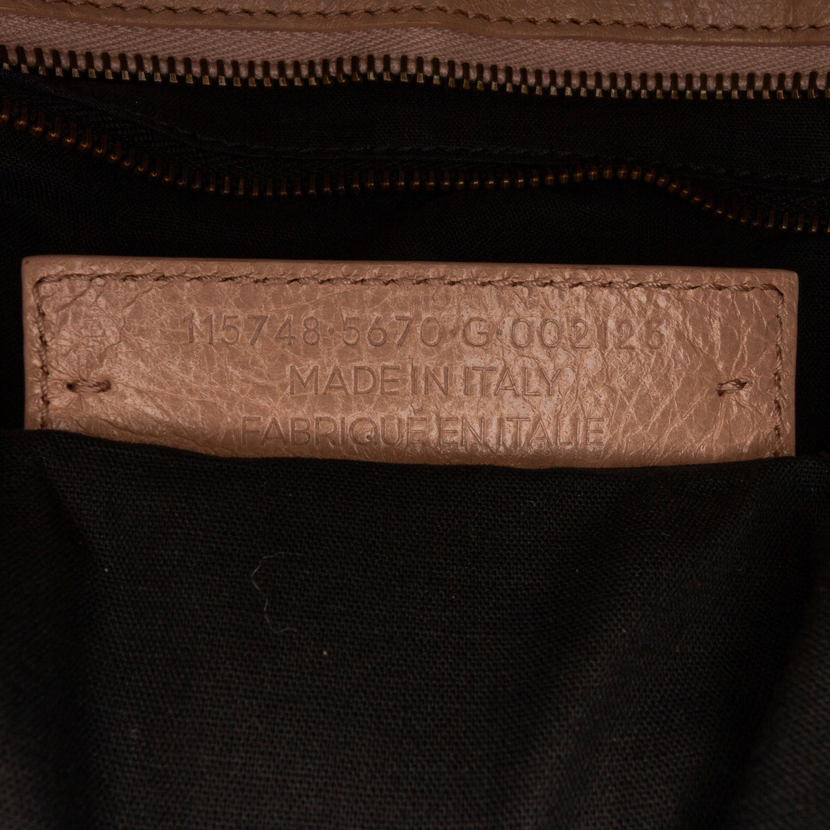 Balenciaga Motocross Classic City Handbag Om3BI6 | Authentic Pre-Owned close-up view