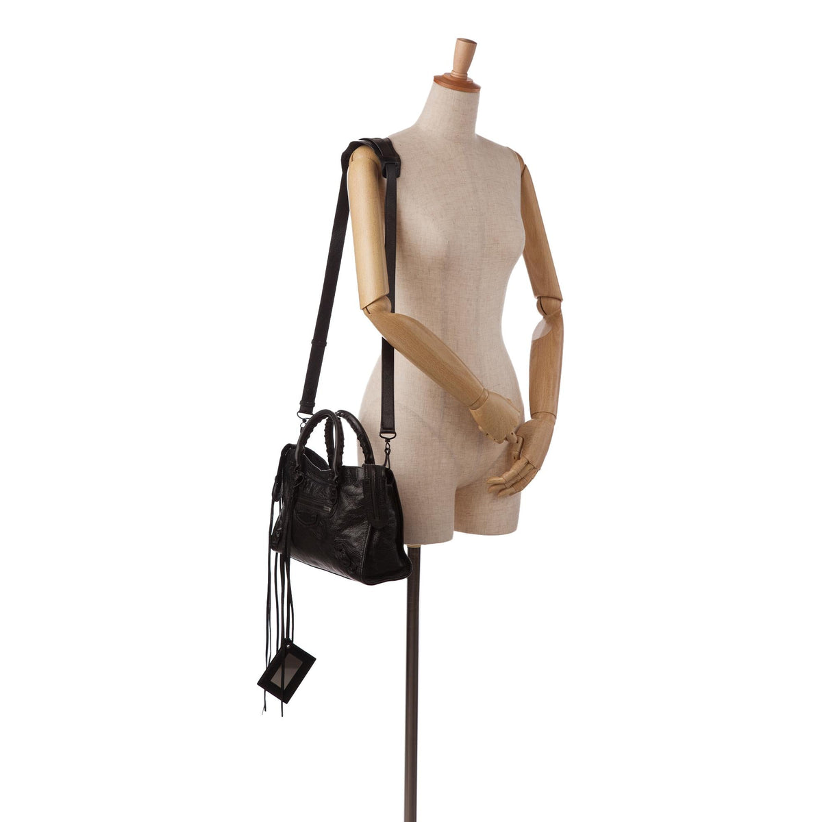 Balenciaga Motocross Classic City Handbag erVWU7 | Authentic Pre-Owned interior view