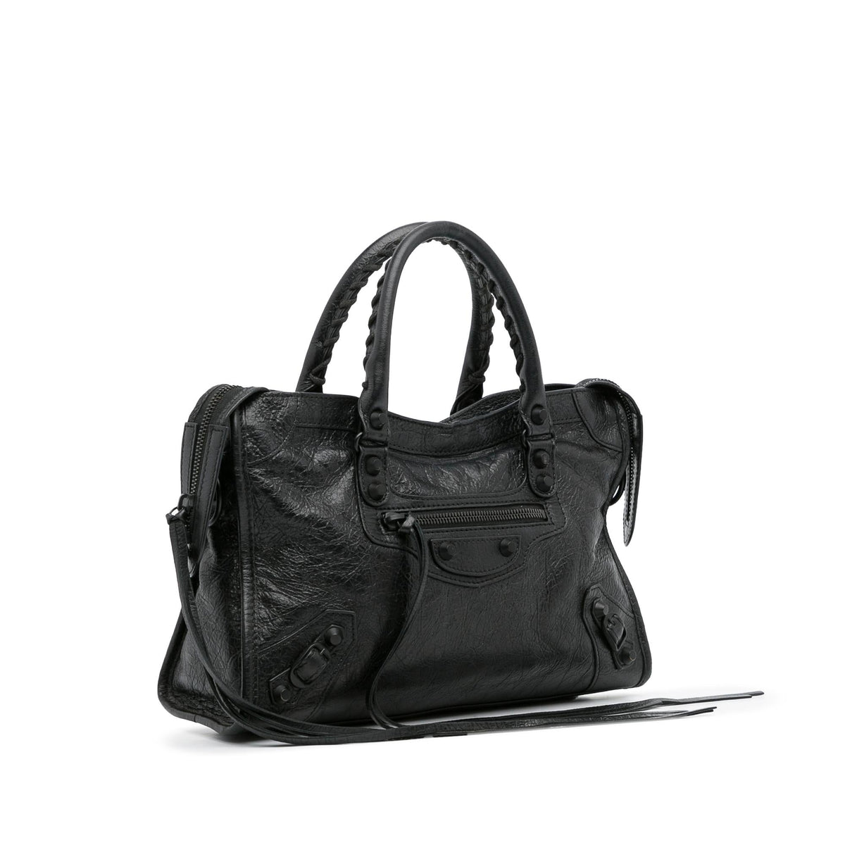 Balenciaga Motocross Classic City Handbag erVWU7 | Authentic Pre-Owned side view