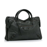Balenciaga Motocross Classic City Handbag dJ5n0S | Authentic Pre-Owned side view