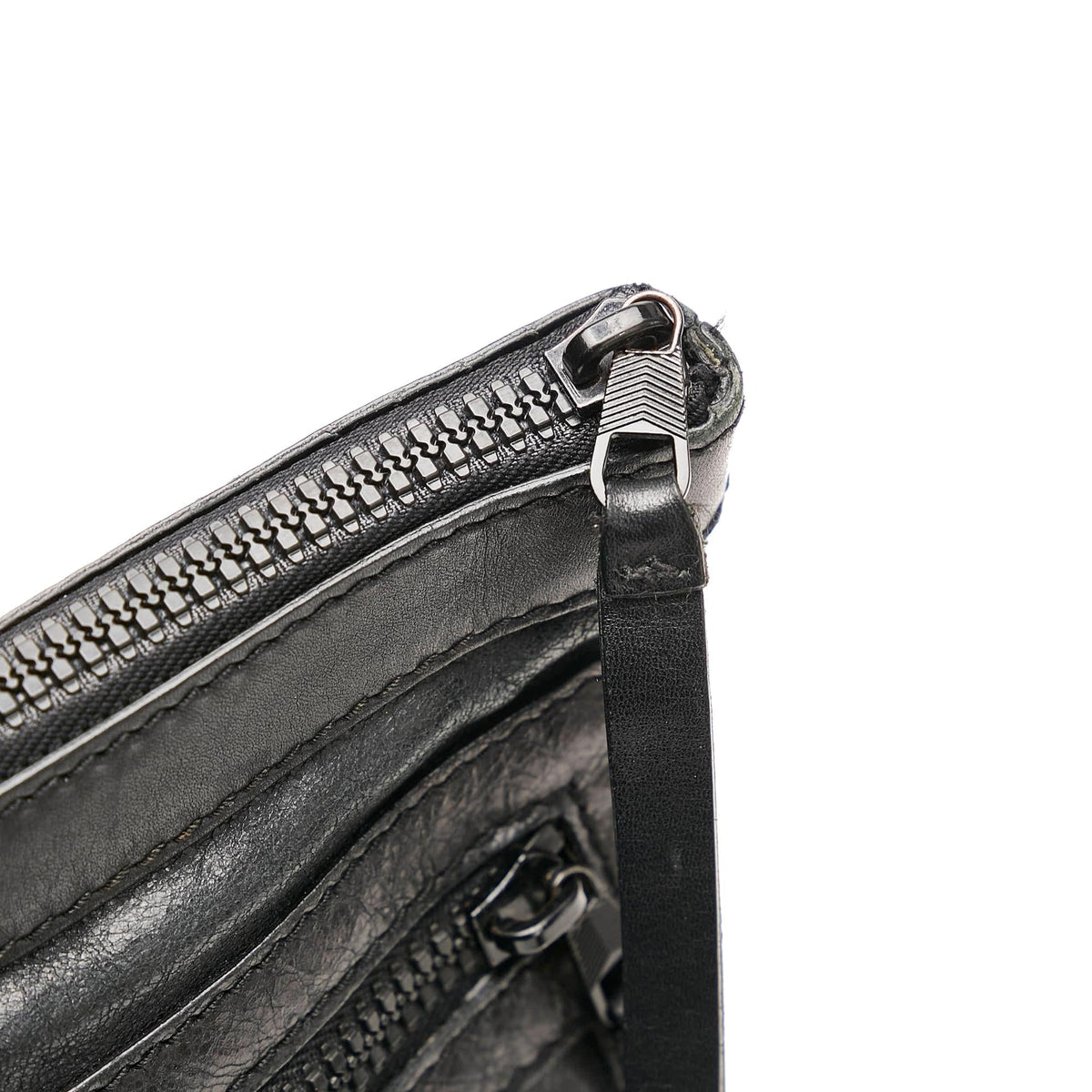 Balenciaga Motocross Classic Clip Clutch Bag 28184 | Authentic Pre-Owned front view