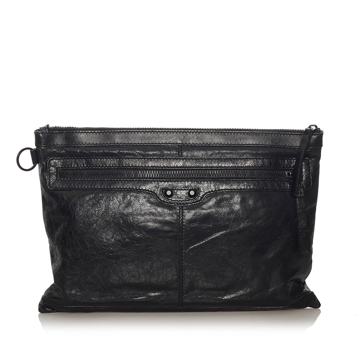Balenciaga Motocross Classic Clip Clutch Bag 28184 | Authentic Pre-Owned