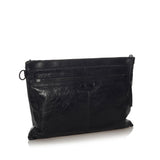 Balenciaga Motocross Classic Clip Clutch Bag 28184 | Authentic Pre-Owned side view