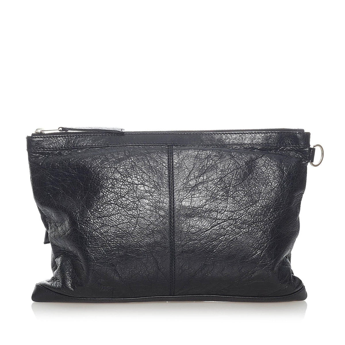 Balenciaga Motocross Classic Clip Clutch Bag 32738 | Authentic Pre-Owned angle view