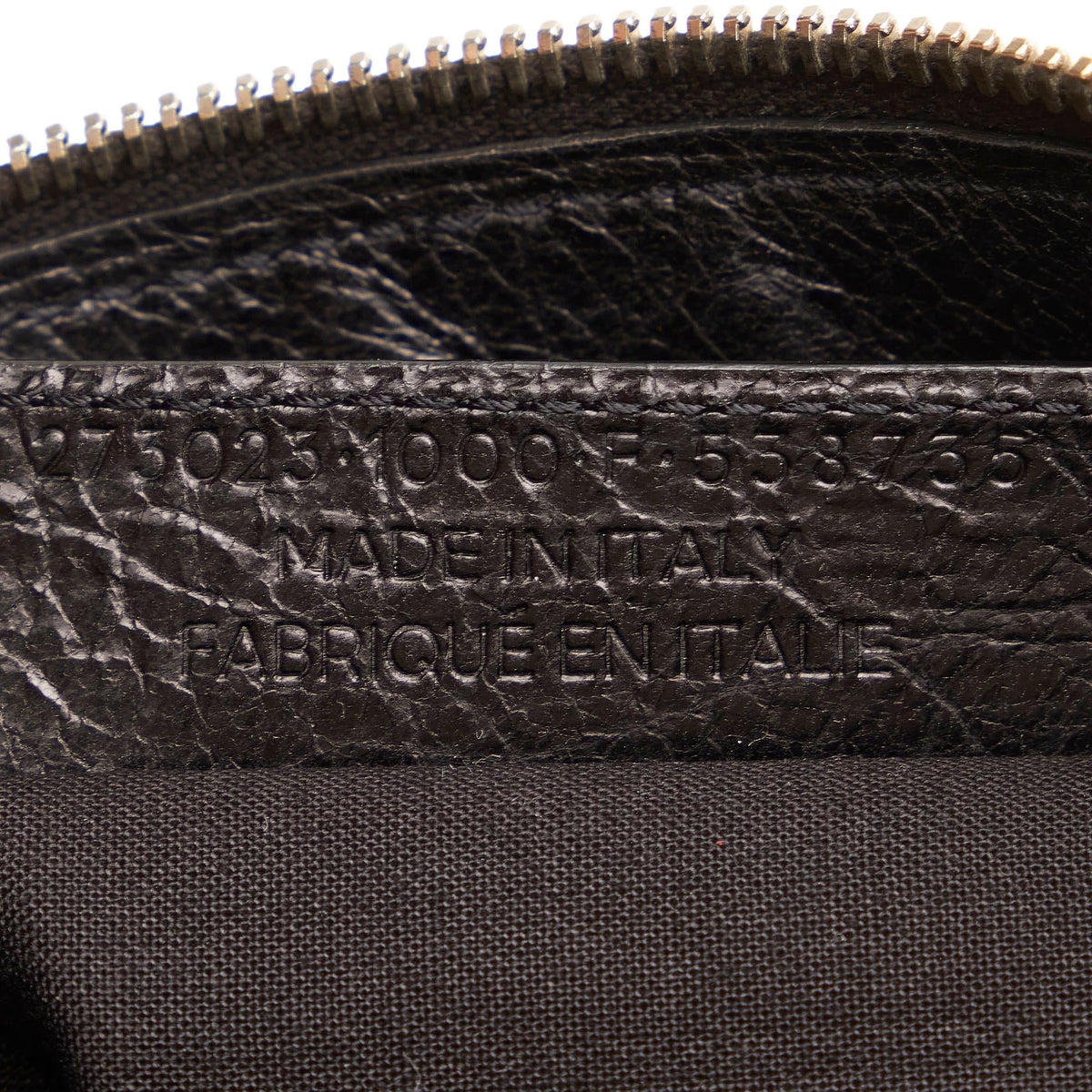 Balenciaga Motocross Classic Clip Clutch Bag 32738 | Authentic Pre-Owned close-up view
