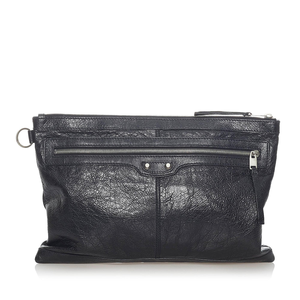 Balenciaga Motocross Classic Clip Clutch Bag 32738 | Authentic Pre-Owned
