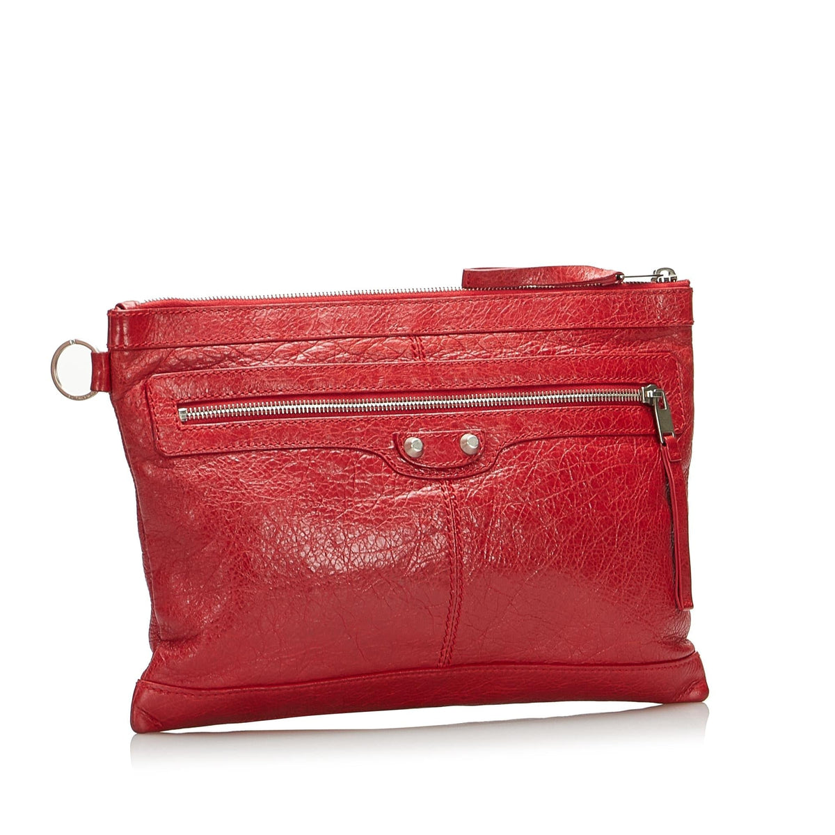 Balenciaga Motocross Classic Clip Clutch Bag uk2At3 | Authentic Pre-Owned side view