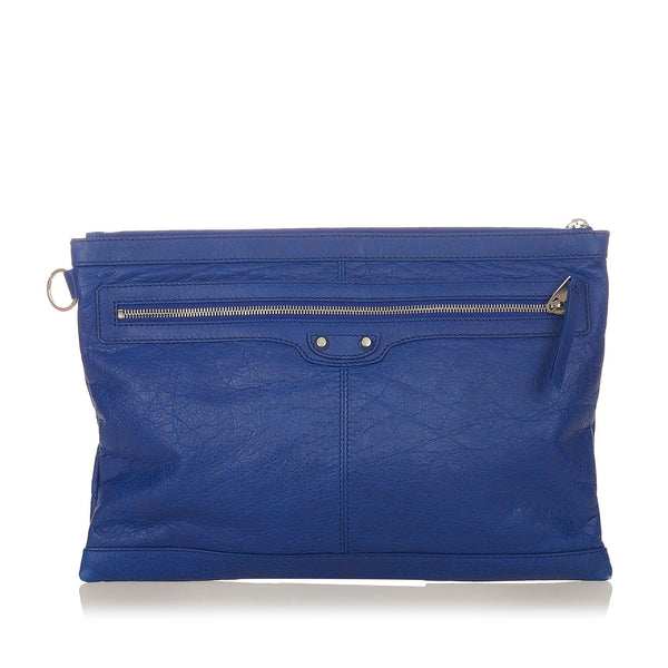 Balenciaga Motocross Classic Clip L Clutch Bag — Designer Clutch Bag