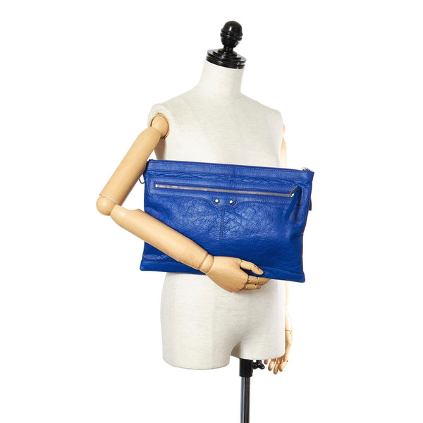 Balenciaga Motocross Classic Clip L Clutch Bag — Designer Clutch Bag