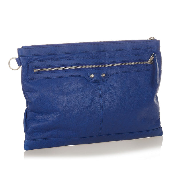 Balenciaga Motocross Classic Clip L Clutch Bag — Designer Clutch Bag