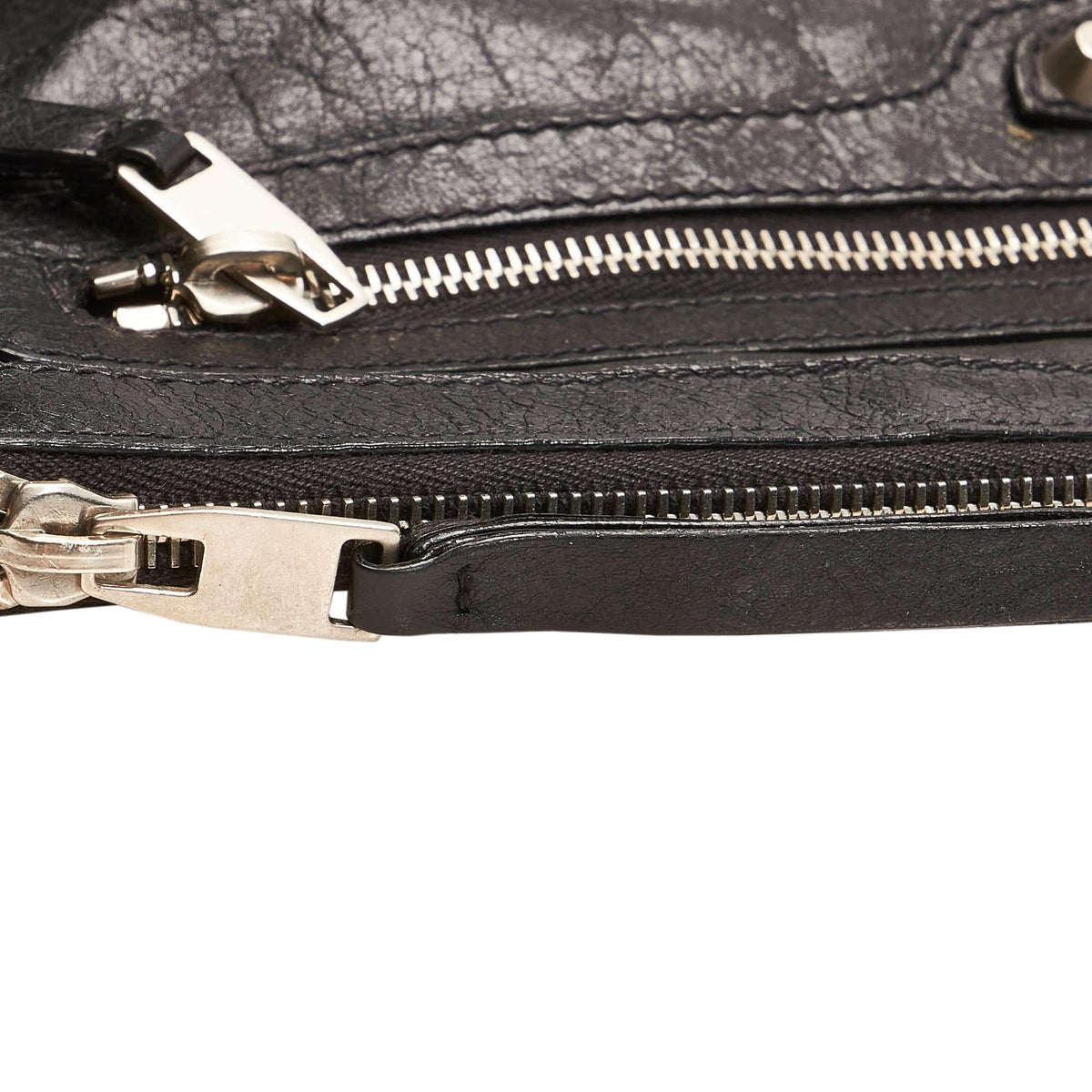 Balenciaga Motocross Classic Clip L Clutch Bag 29013 | Authentic Pre-Owned side view