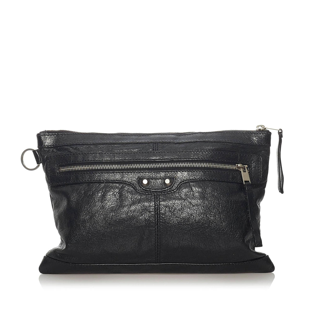 Balenciaga Motocross Classic Clip L Clutch Bag 29013 | Authentic Pre-Owned