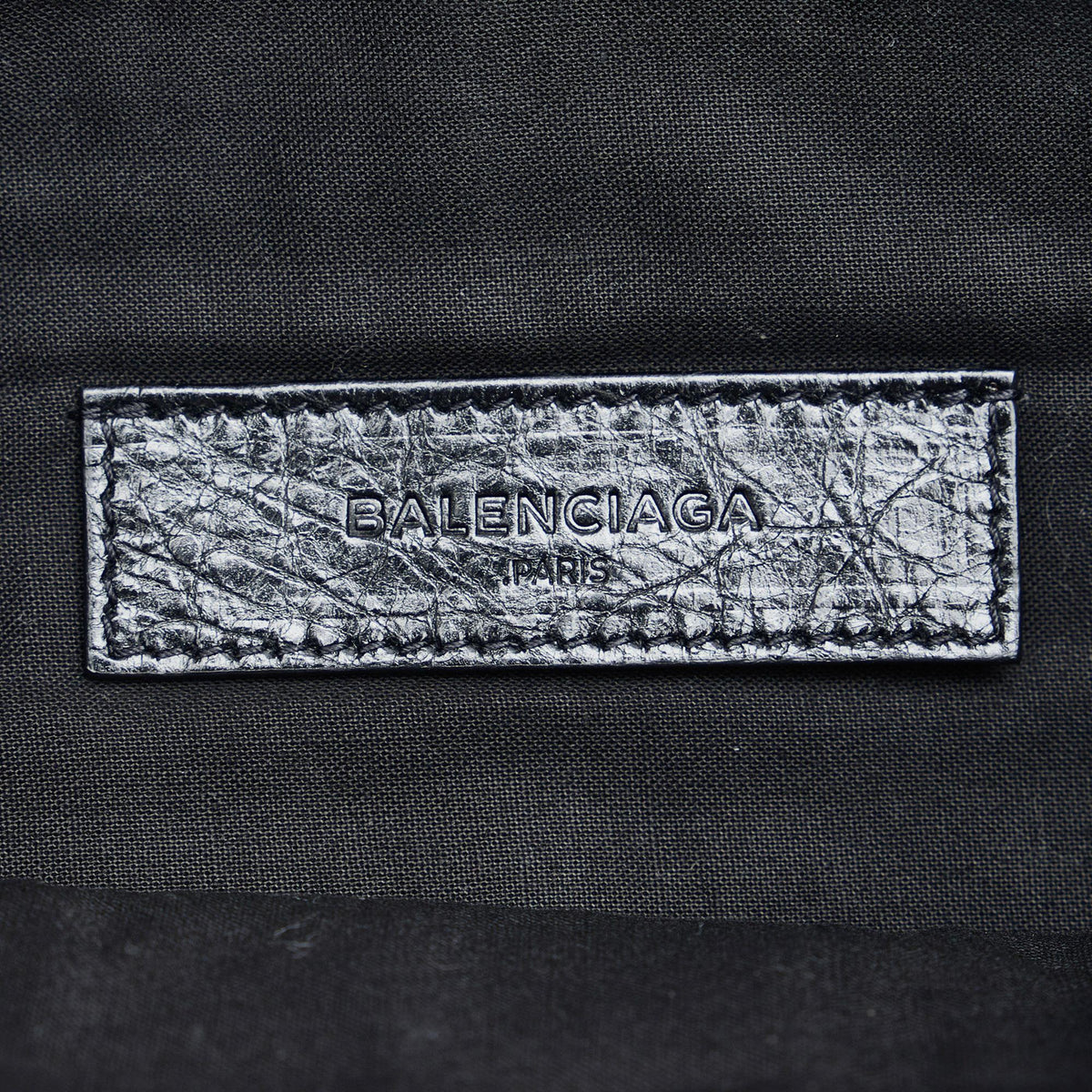 Balenciaga Motocross Classic Clip L Handbag 1oSjSa | Authentic Pre-Owned hardware detail
