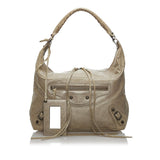 Balenciaga Motocross Classic Day Leather Hobo | Authentic Pre-Owned interior view