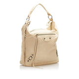 Balenciaga Motocross Classic Day Leather Shoulder Bag 22375 side view
