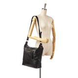 Balenciaga Motocross Classic Day Leather Shoulder Bag 22722 interior view