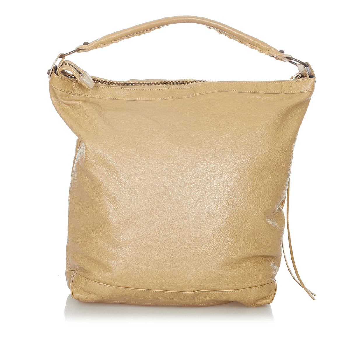 Balenciaga Motocross Classic Day Leather Shoulder Bag 23571 angle view