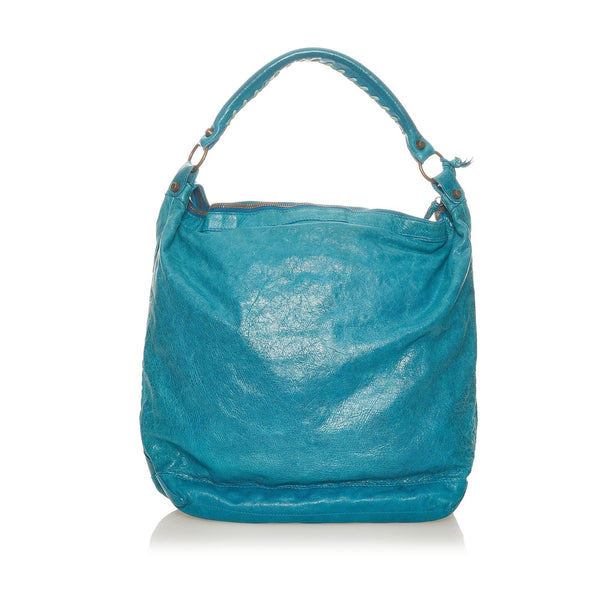 Balenciaga Motocross Classic Day Leather Shoulder Bag — Designer Shoulder Bag