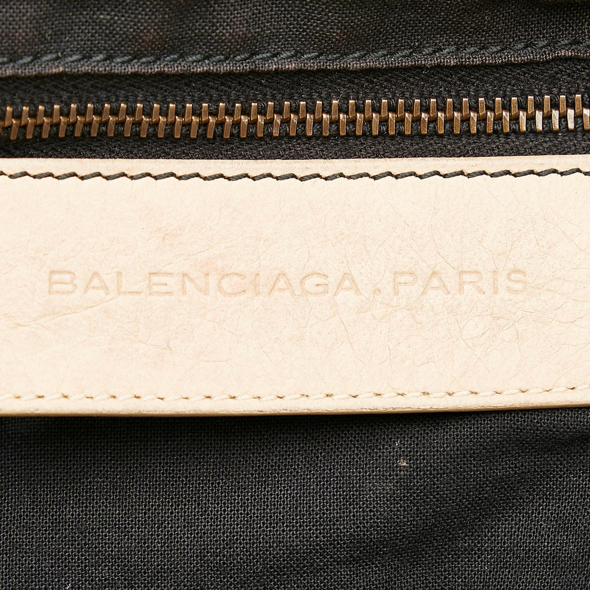 Balenciaga Motocross Classic Day Leather Shoulder Bag 27653 hardware detail
