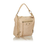 Balenciaga Motocross Classic Day Leather Shoulder Bag 27653 side view