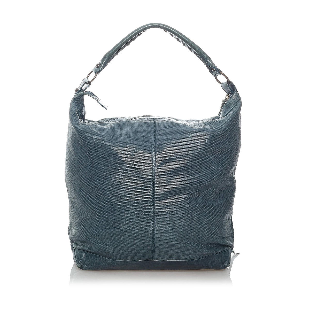 Balenciaga Motocross Classic Day Leather Shoulder Bag 29740 angle view