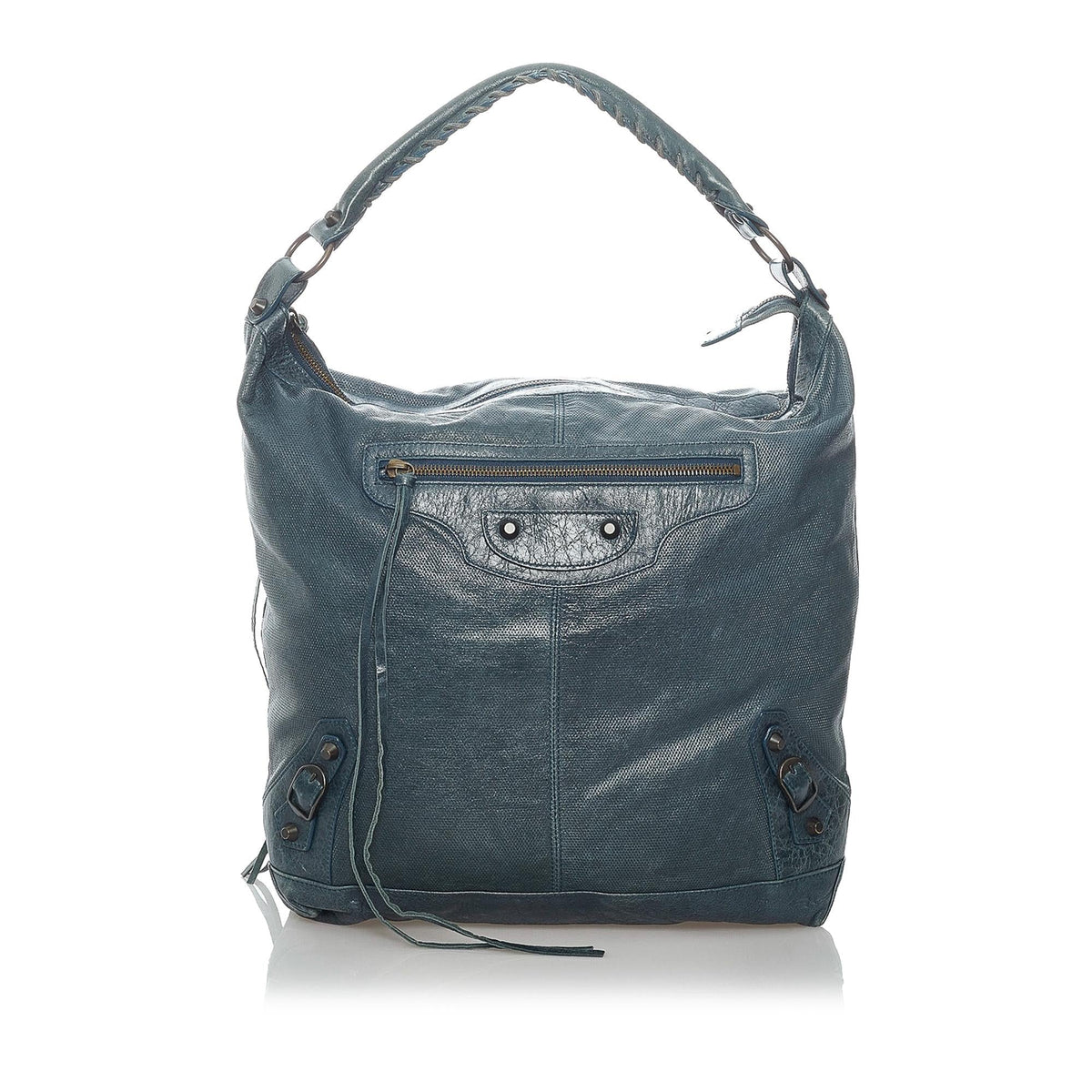Balenciaga Motocross Classic Day Leather Shoulder Bag 29740