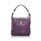 Balenciaga Motocross Classic Day Leather Shoulder Bag 30381