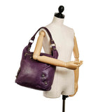 Balenciaga Motocross Classic Day Leather Shoulder Bag 30381 interior view