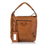 Balenciaga Motocross Classic Day Shoulder Bag | Authentic Pre-Owned interior view