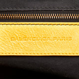 Balenciaga Motocross Classic Dome Leather Tote Bag | Authentic Pre-Owned hardware detail
