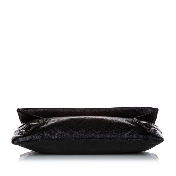 Balenciaga Motocross Classic Envelope Lambskin Leather Crossbody Bag — Elegant Crossbody Bag