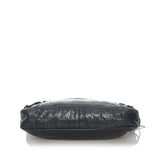 Balenciaga Motocross Classic First Lambskin Leather Satchel 32814 back view
