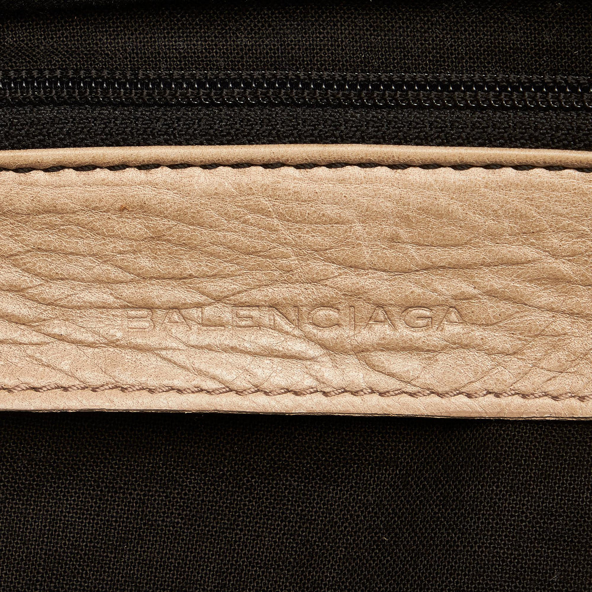 Balenciaga Motocross Classic First Lambskin Leather Satchel 34047 hardware detail