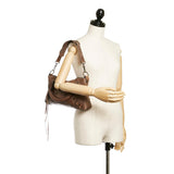 Balenciaga Motocross Classic First Lambskin Leather Shoulder Bag interior view