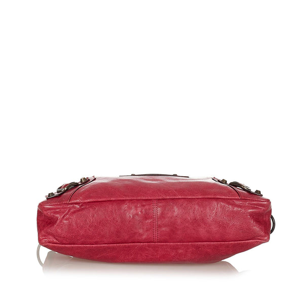 Balenciaga Motocross Classic First Leather Satchel | Designer Luxury Handbag