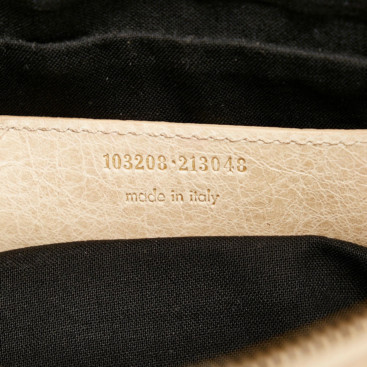 Balenciaga Motocross Classic First Woven Leather Satchel hardware detail