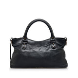 Balenciaga Motocross Classic First Handbag HgSRBn | Authentic Pre-Owned angle view