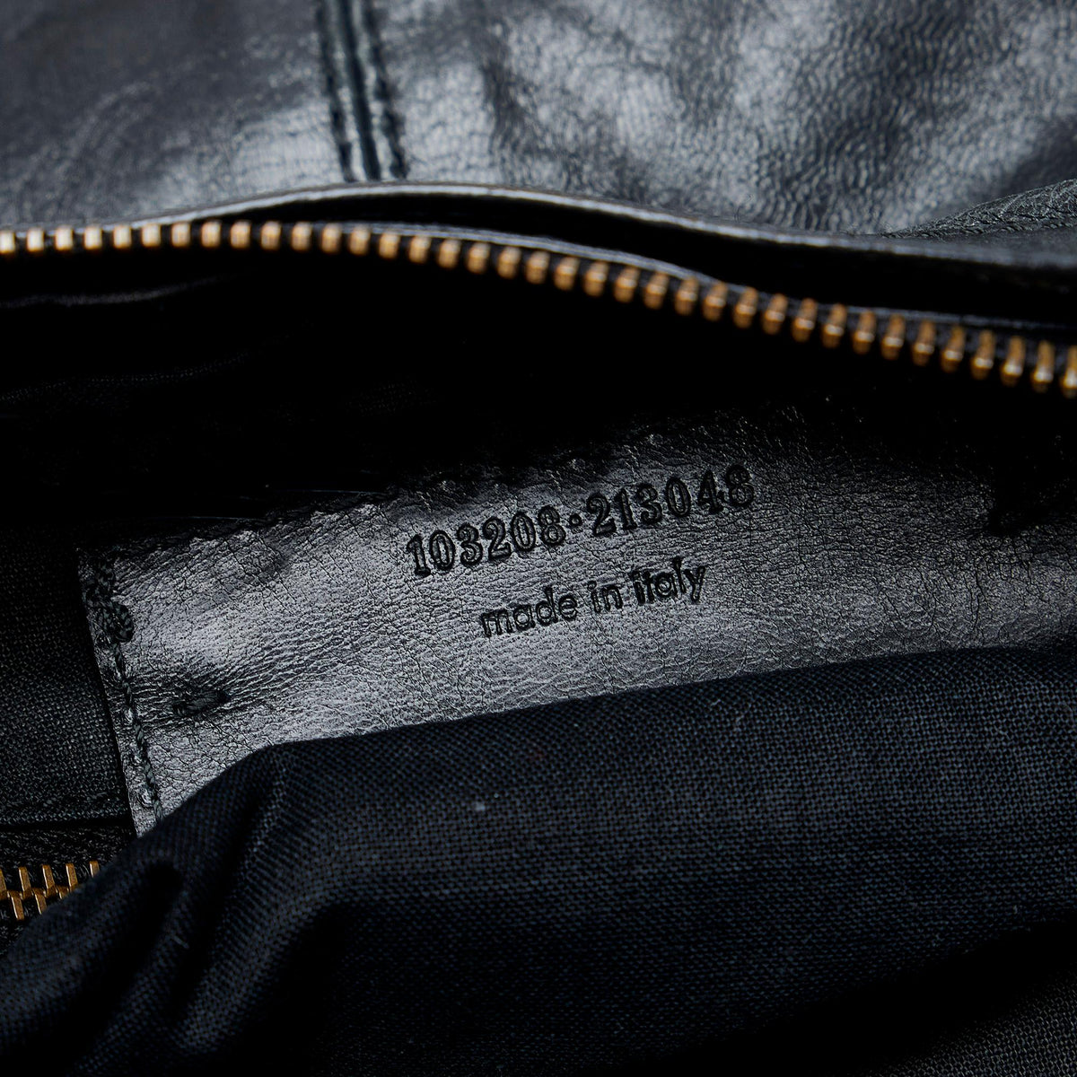 Balenciaga Motocross Classic First Handbag HgSRBn | Authentic Pre-Owned close-up view