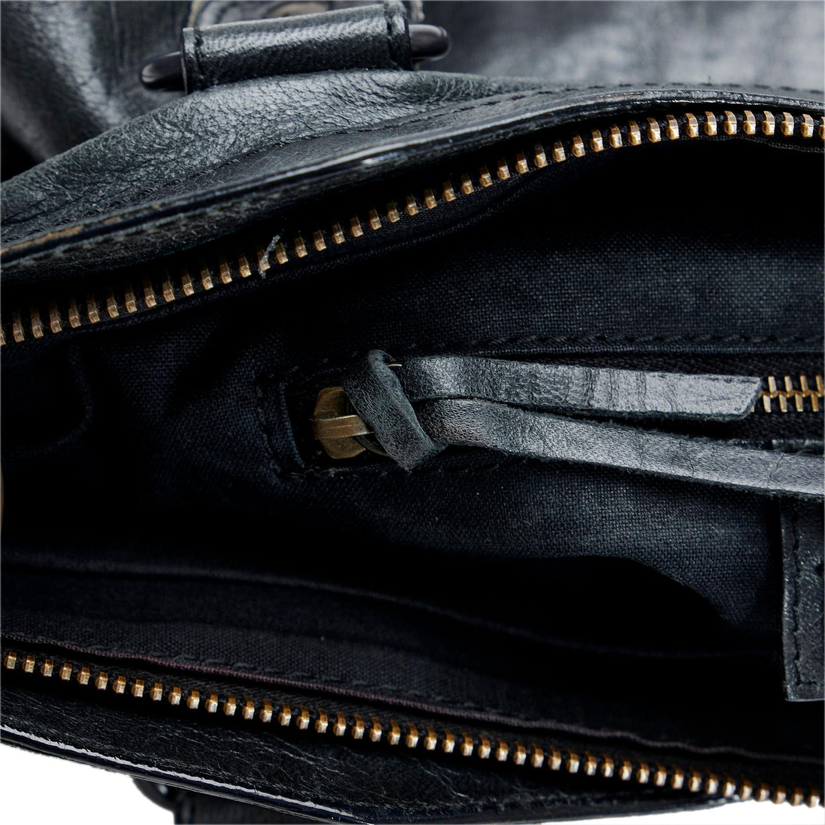 Balenciaga Motocross Classic First Handbag HgSRBn | Authentic Pre-Owned front view