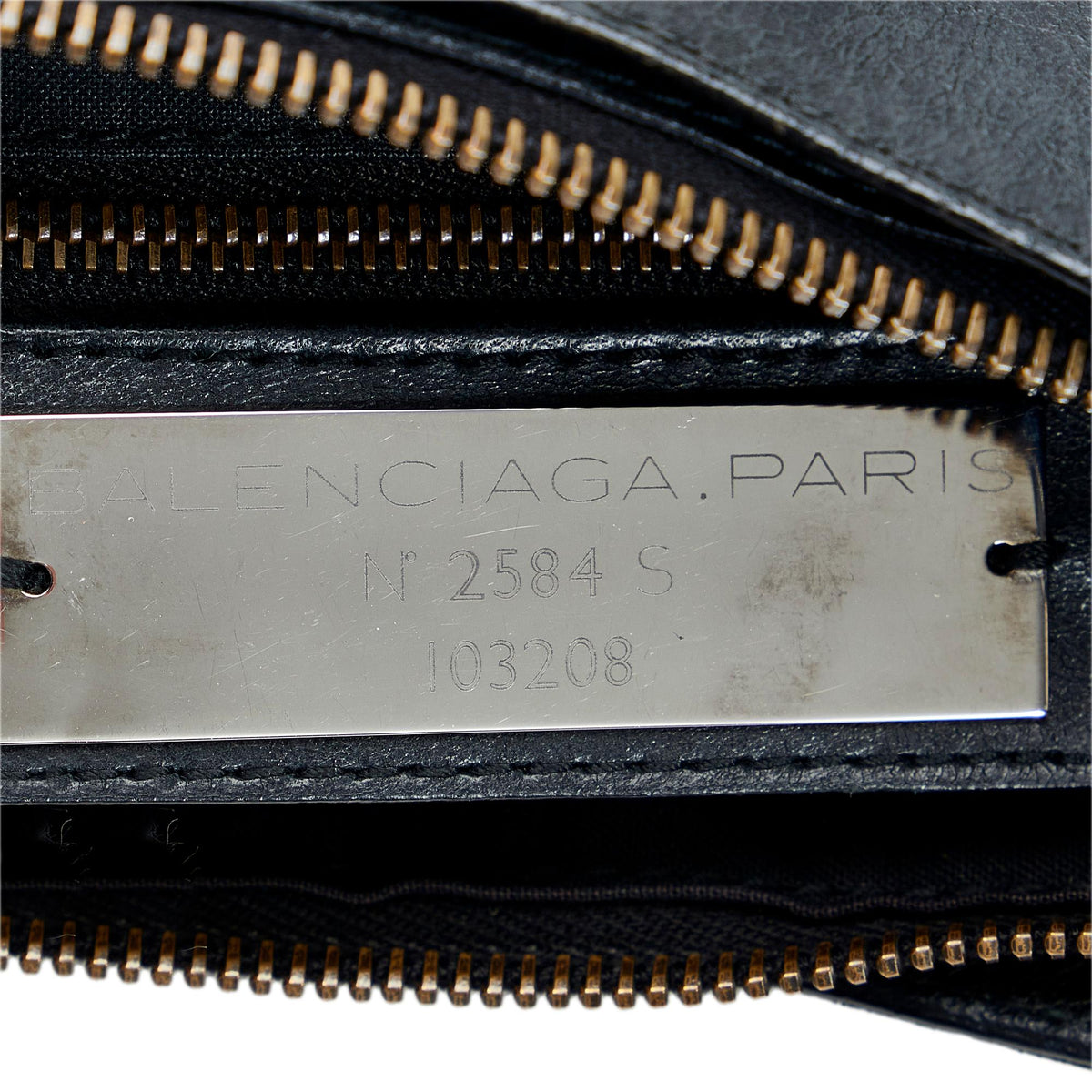 Balenciaga Motocross Classic First Handbag HgSRBn | Authentic Pre-Owned hardware detail