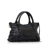 Balenciaga Motocross Classic First Handbag HgSRBn | Authentic Pre-Owned side view