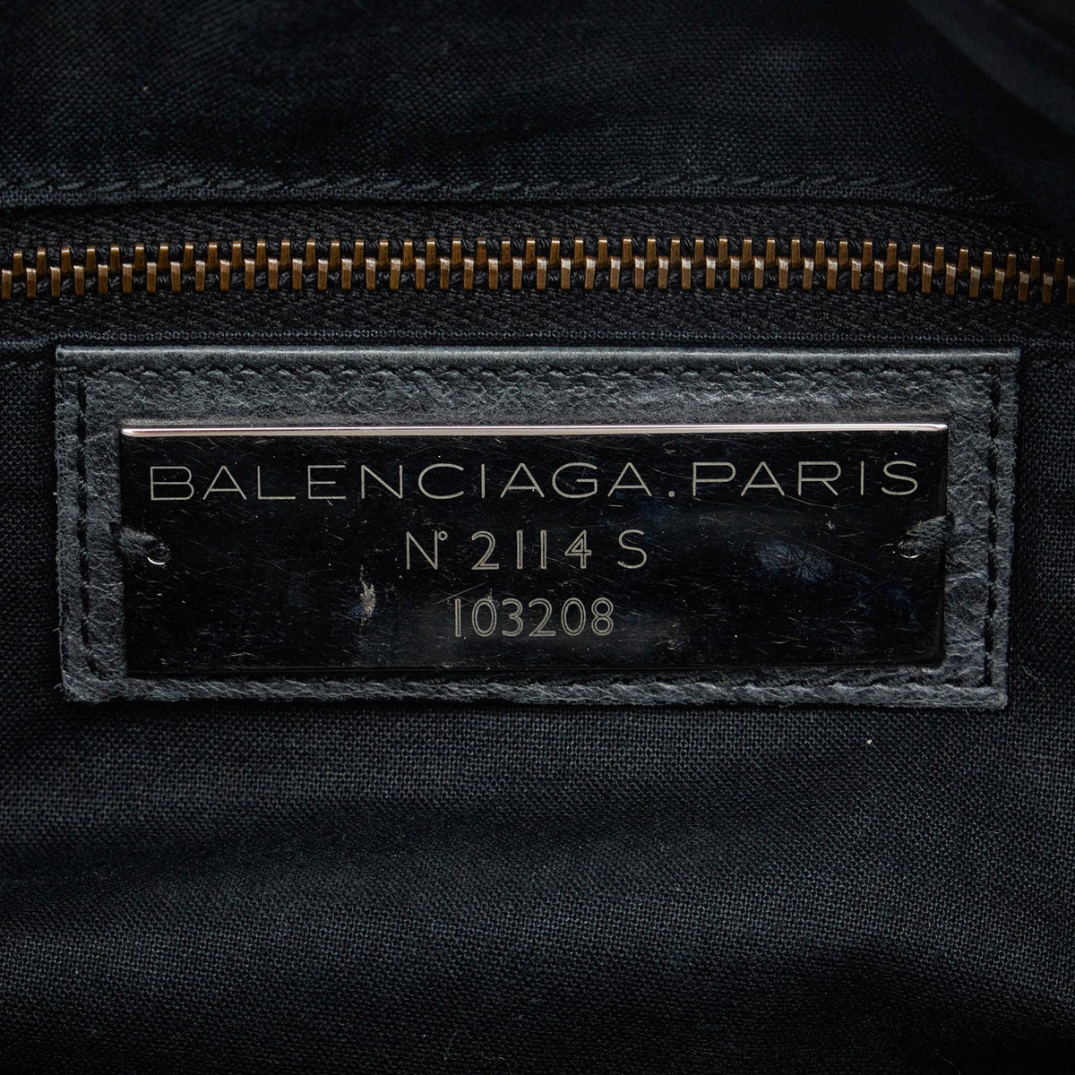 Balenciaga Motocross Classic First Handbag XTigGV | Authentic Pre-Owned hardware detail