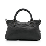 Balenciaga Motocross Classic First Handbag tI6mCn | Authentic Pre-Owned angle view