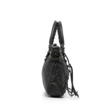 Balenciaga Motocross Classic First Handbag tI6mCn | Authentic Pre-Owned back view