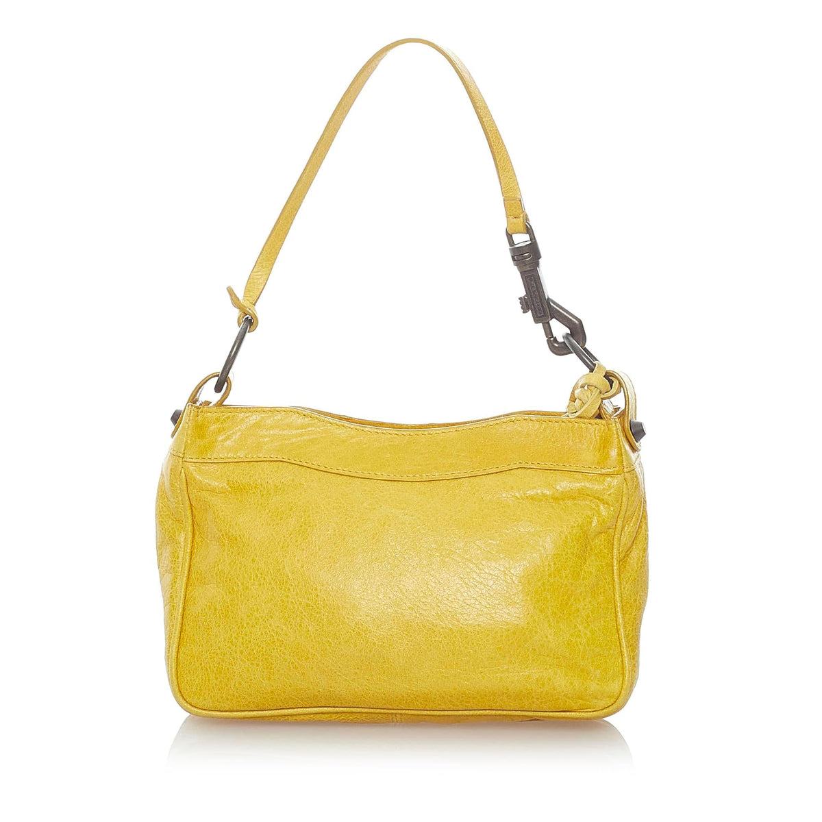 Balenciaga Motocross Classic Hip Baguette Handbag | Authentic Pre-Owned angle view