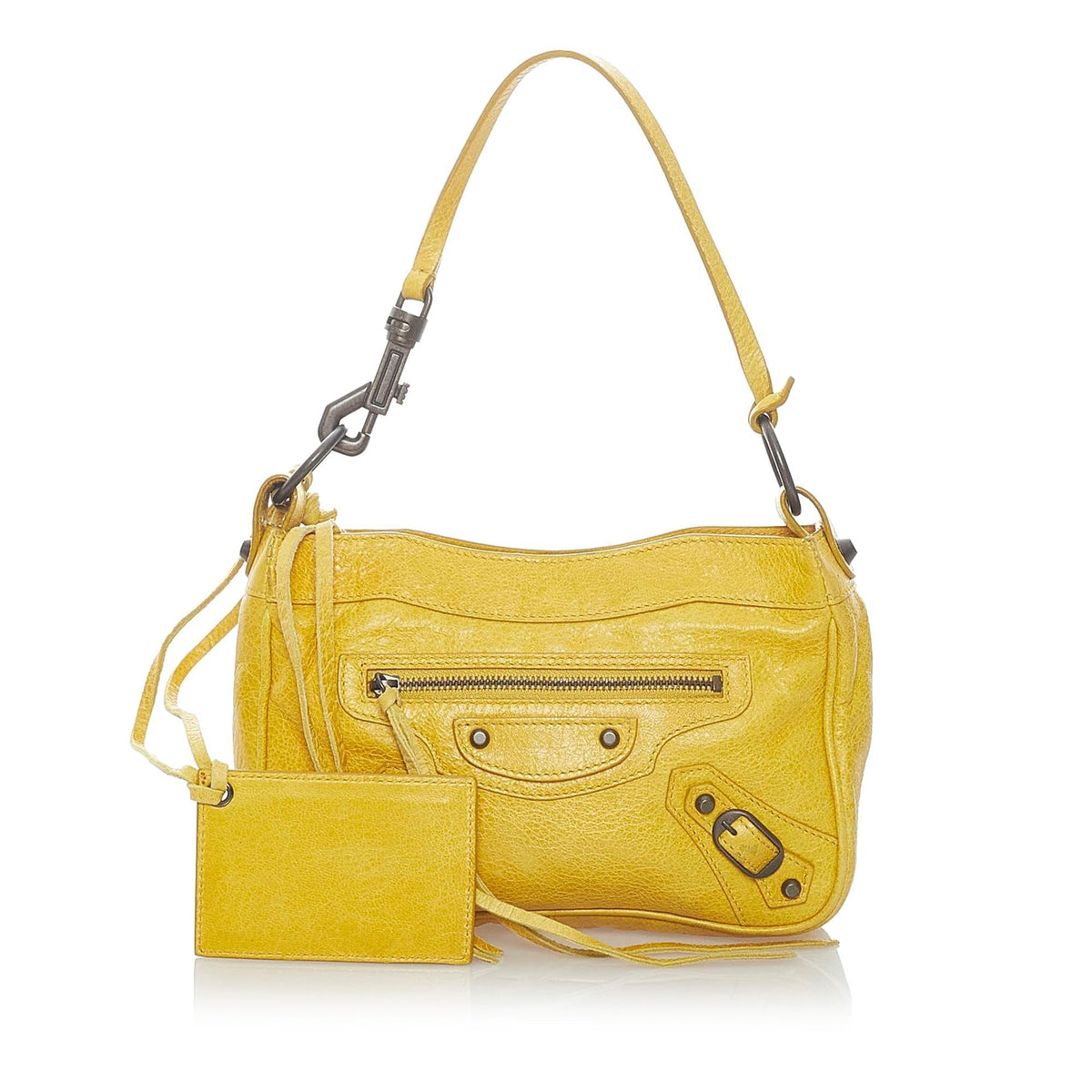 Balenciaga Motocross Classic Hip Baguette Handbag | Authentic Pre-Owned